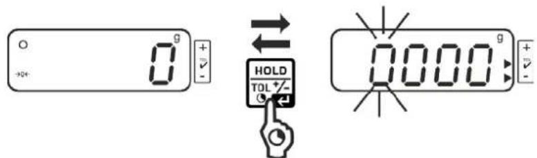 Kern FOB 7K-4NLO - Call function: - 1
