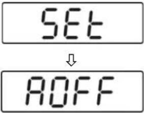 Kern FOB 10K-3NL - Automatic switch-off function „AUTO OFF“ in stand-by mode - 12