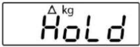 Kern FOB 10K-3NL - Fonction Hold (uniquement les modèles FOB, FOB-NL/-LM/)) - 2