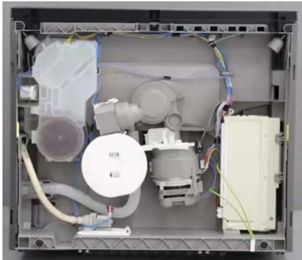 SIEMENS SK25IB00TE - Az also fedel eltavolitasa - 5