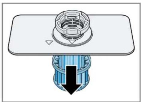 SIEMENS SK25IB00TE - Demontarea filtrelor - 2
