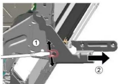 SIEMENS SK25IB00TE - Demontarea balamalei - 1