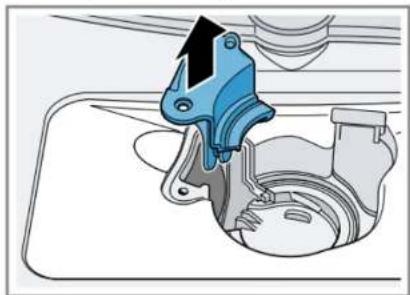 SIEMENS SK25IB00TE - Ausbau den Laugenpumpenabdeckung - 3