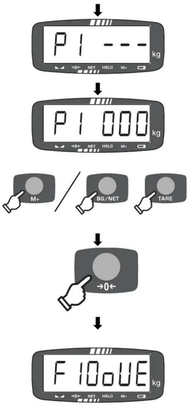 Kern HFD 10T-3 - Appeler le menu de configuration - 2