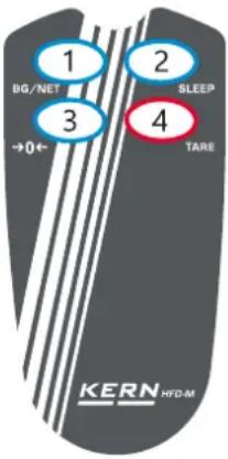 Kern HFD 10T-3 - Télécommande radio - 1