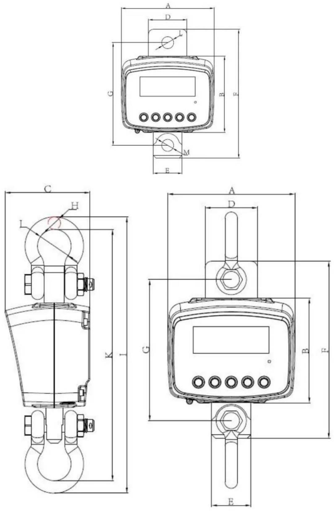 Kern HFD 3T-3 - Dimensions - 1