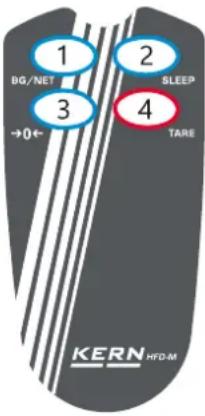 Kern HFD 3T-3 - Télécommande radio - 1