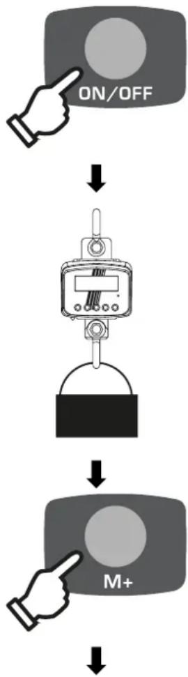 Kern HFD 3T-3 - Totalisation (uniquement pour les appareils non étalonnables) - 2