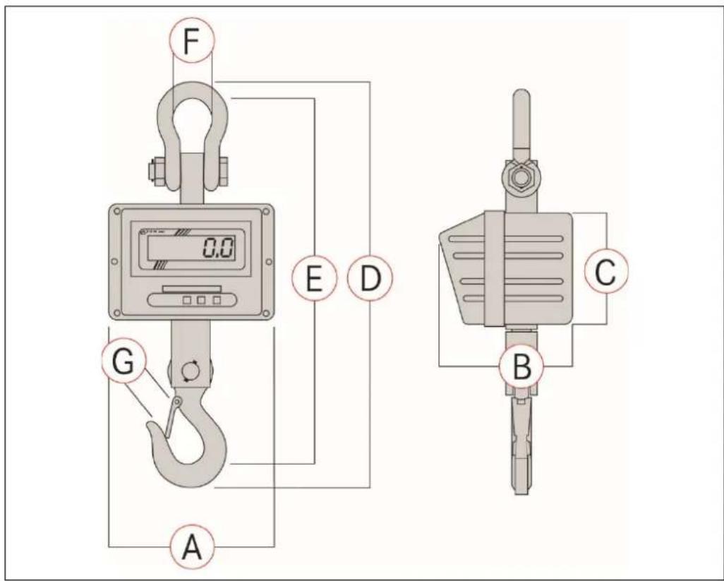 Kern HFM 5T0.5 - Abmessungen - 1