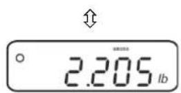 Kern IOC 100K-2LM - Switch-over weighing unit: - 7
