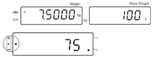 Weight 75000 kg TAPE Piece Weight 100 g 75 ###