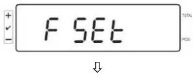 F SET ↓