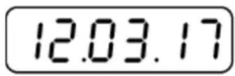 Kern IOC 100K-2M - Datum einstellen: - 1