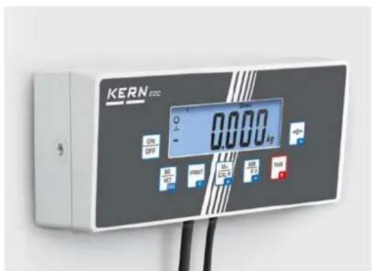 KERN EDC 0.000 kg ON OFF B5 NET EN PRINT WEL CALS MIL FT TARE