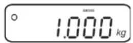 Kern IOC 100K-2M - Commutation de l'unité de pesée: - 6