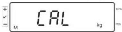 Kern IFS 6K-4S - On verified weighing systems press the adjustment switch! - 2
