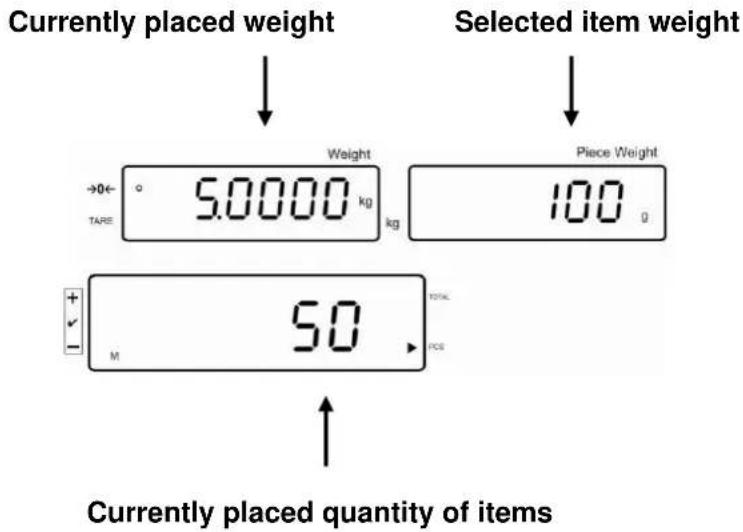 Kern IFS 60K-2M - Manual totalizing - 2