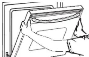 Monogram ZTS90DPSNSS - Pour enlever la porte : - 2
