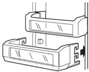 Monogram ZICS360NNLH - Pour retirer n'importe quel balconnet : - 1