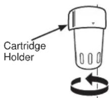 Monogram ZICS360NNLH - Installing the filter cartridge - 1
