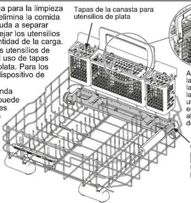 Monogram ZDT925SPNSS - Chorros de Agua para la Limpieza Profunda de Utensilios de Plata - 1
