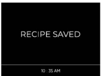 Monogram ZMB9031SNSS - To save a personalized recipe - 1