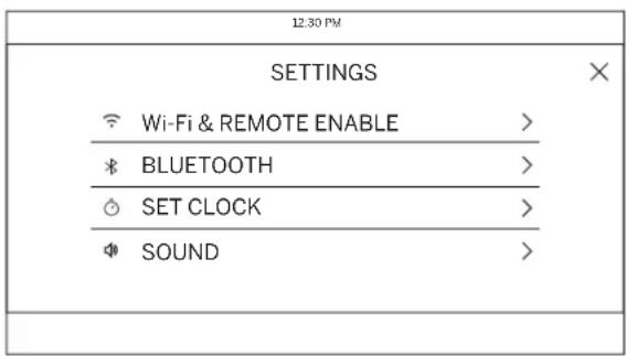 Monogram ZHP304ETVSS - SETTINGS - 1