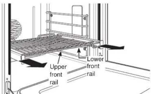 Monogram ZDP366NTSS - To remove a rack: - 2