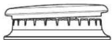 Monogram ZDP366NTSS - Pour replacer les pièces d'un brûleur à double flammes : - 3