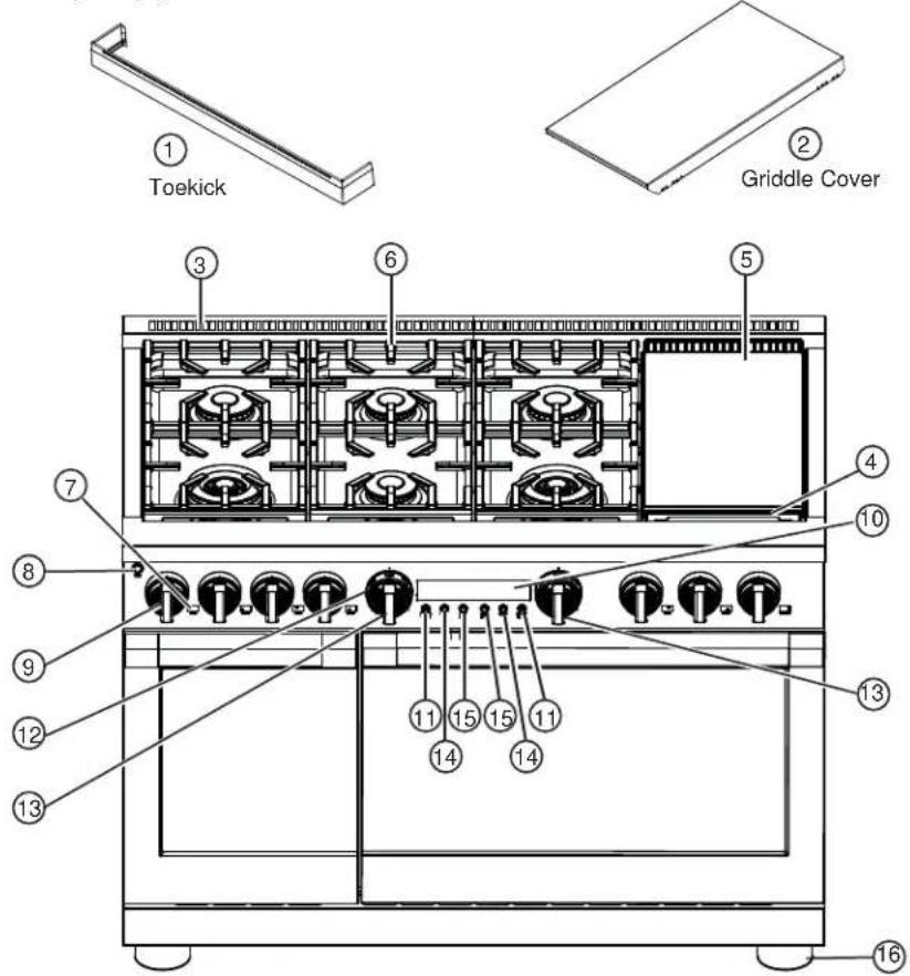 Monogram ZDP366NTSS - FEATURES OF THE RANGE AND COOKTOP - 3