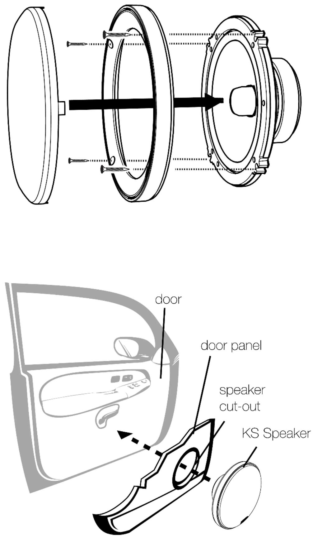 KICKER 51KSS6504 - Speaker Mounting - 3