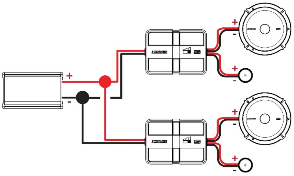 KICKER 51KSS6504 - Crossover Wiring - 1