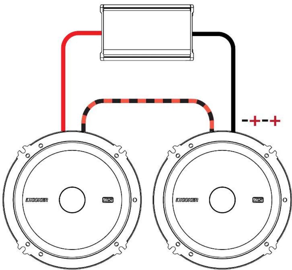 KICKER 51KSS6504 - CÂBLAGE EN SÉRIE - 1