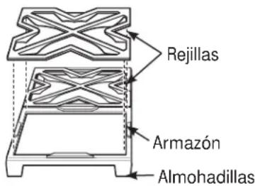 Monogram ZDP364NRPSS - Rejillas del quemador - 1