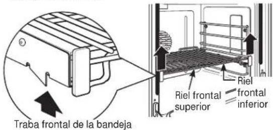 Monogram ZDP364NRPSS - Para quitar una bandeja: - 1