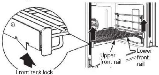 Monogram ZDP364NRPSS - To remove a rack: - 1