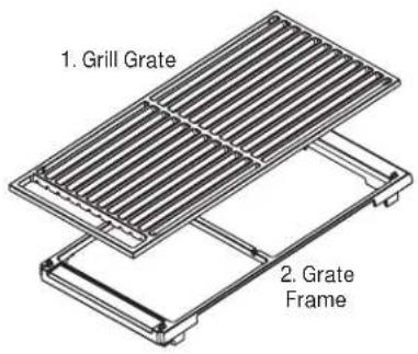 Monogram ZDP364NRPSS - Reassemble the Grill: - 1