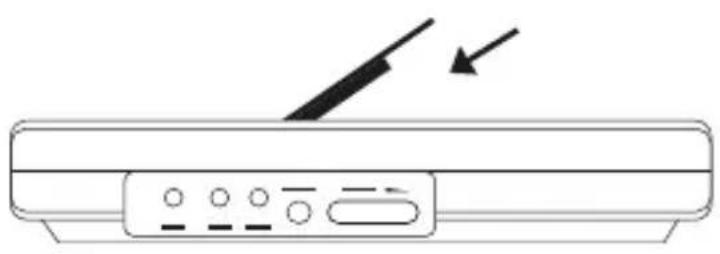GPO CRS-132 - Eine neue Kassette einlegen oder herausnehmen - 1