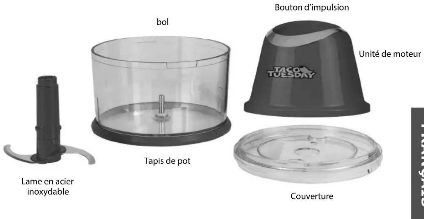 Taco Tuesday TTCHP2RD - PIÉCES ET ASSEMBLAGE - 1