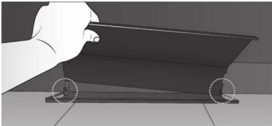 BORETTI Amalfi - Step 3 - Placing the deflector plate - 1
