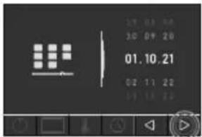 BORETTI MLBX60ZW - Fonction calendrier - 2