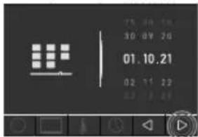 BORETTI MLBX60ZW - Fonction calendrier - 4
