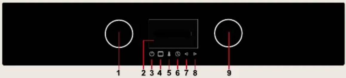 BORETTI MLBC45ZW - Control panel - 1