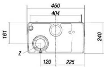 DAIKIN EKOMB28AAV1H - Inbouwmaten - 2