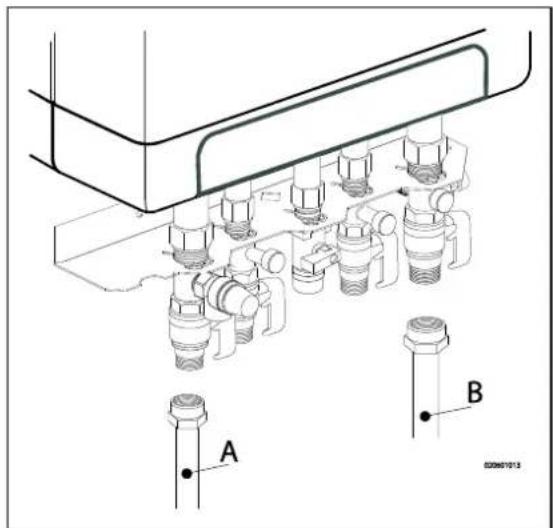 DAIKIN EKOMB28AAV1H - Diagrama de ligações do aquecimento por baixo do piso - 1