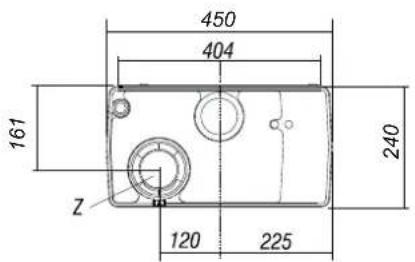 DAIKIN EHOBG18ABV1 - Inbouwmaten - 2