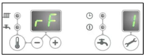 DAIKIN EHOBG18ABV1 - Testing the connection between the unit and the RF room thermostat - 2