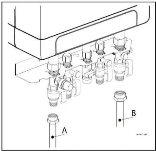 DAIKIN EHOBG18ABV1 - De CV-installatie dient voorzien te zijn van: - 1