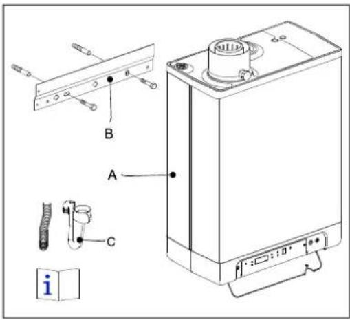 DAIKIN EHOBG18ABV1 - Montaggio dell'unità - 1