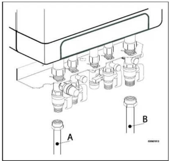 DAIKIN EKOMB33AAV1H - Schemat połączenia ogrzewania podłogowego - 1